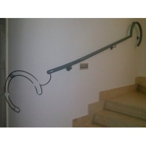Corrimano in ferro e acciaio inox